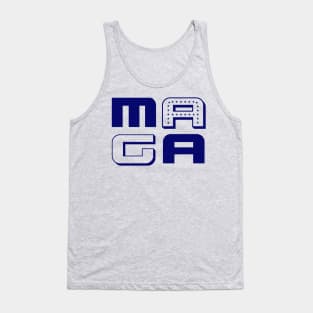 MAGA in Blue Tank Top